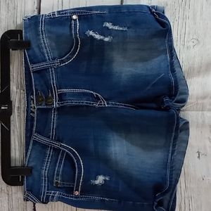 Wallflower Stars and Stripes Denim Shorts